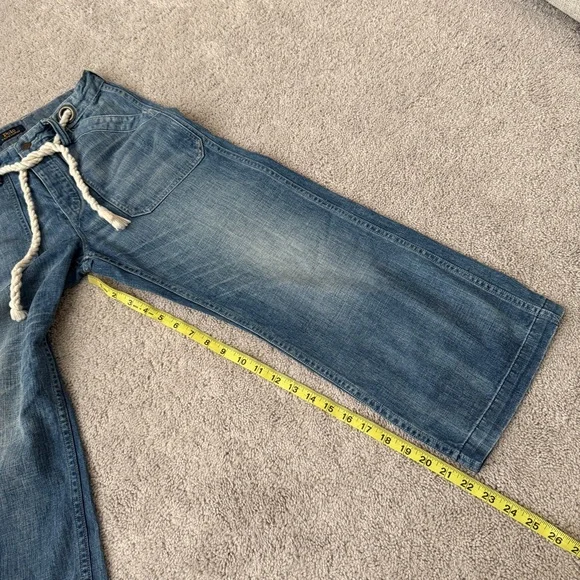 Polo by Ralph Lauren Blue Wide Leg Jeans - Picture 3 of 11